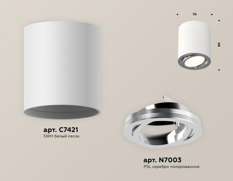 Потолочный светильник Ambrella Light Techno Spot XS7421002 (C7421, N7003)