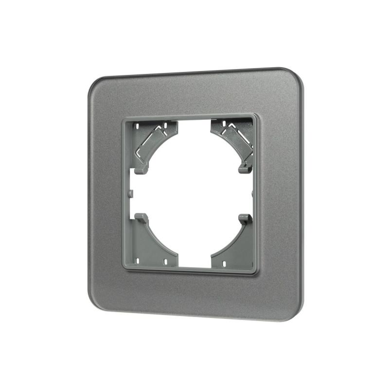 Рамка стеклянная на 1 пост Arlight FRM-OMALI-GS-1-GR 049665