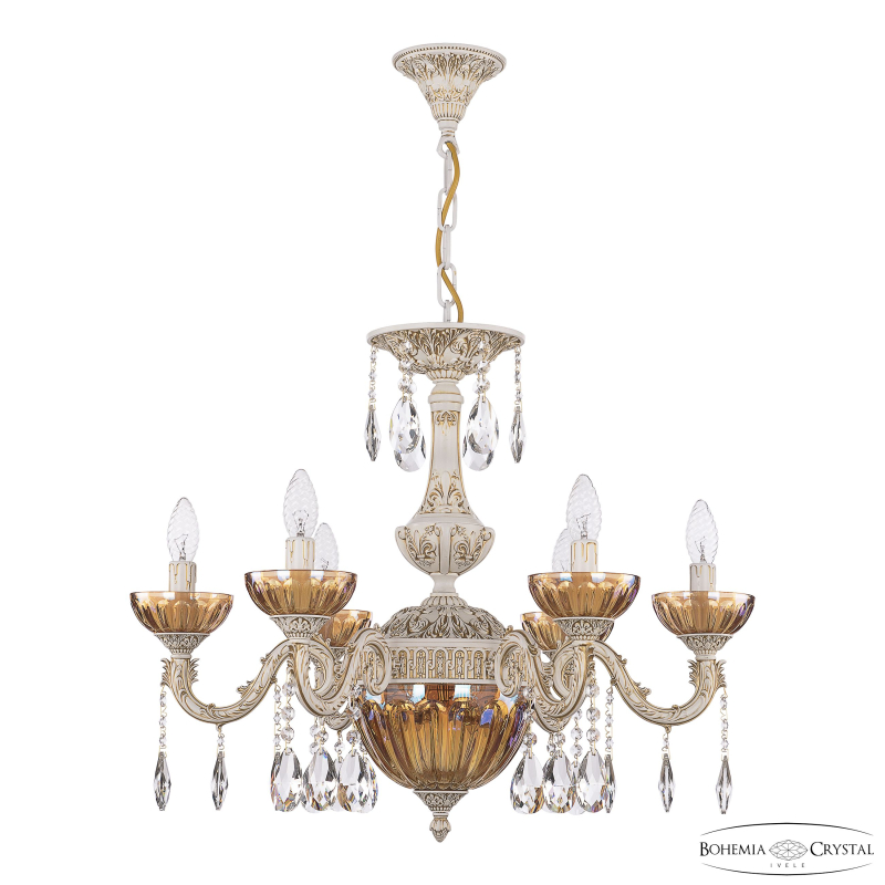 Подвесная люстра Bohemia Ivele Crystal AL79101P/6/175 A WMG P Shampan/M-1H
