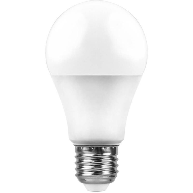 Лампа светодиодная Feron E27 7W 6400K Свеча Матовая LB-97 25883