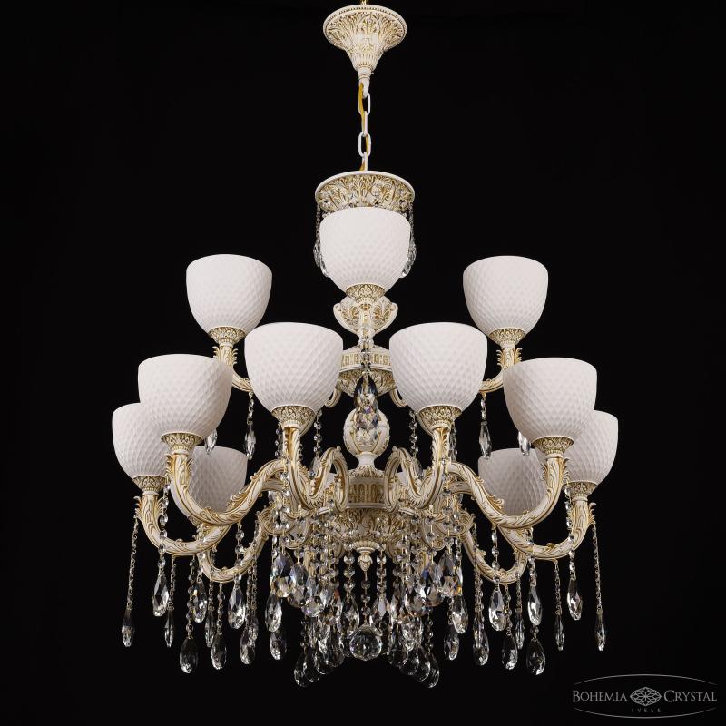 Подвесная люстра Bohemia Ivele Crystal AL79101/10+5/250/2D A WMG P1 U Wave