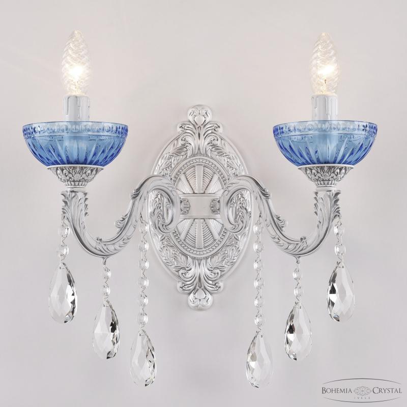 Бра Bohemia Ivele Crystal AL7901B10/2/175 B WMN P Aquamarine/M-1G