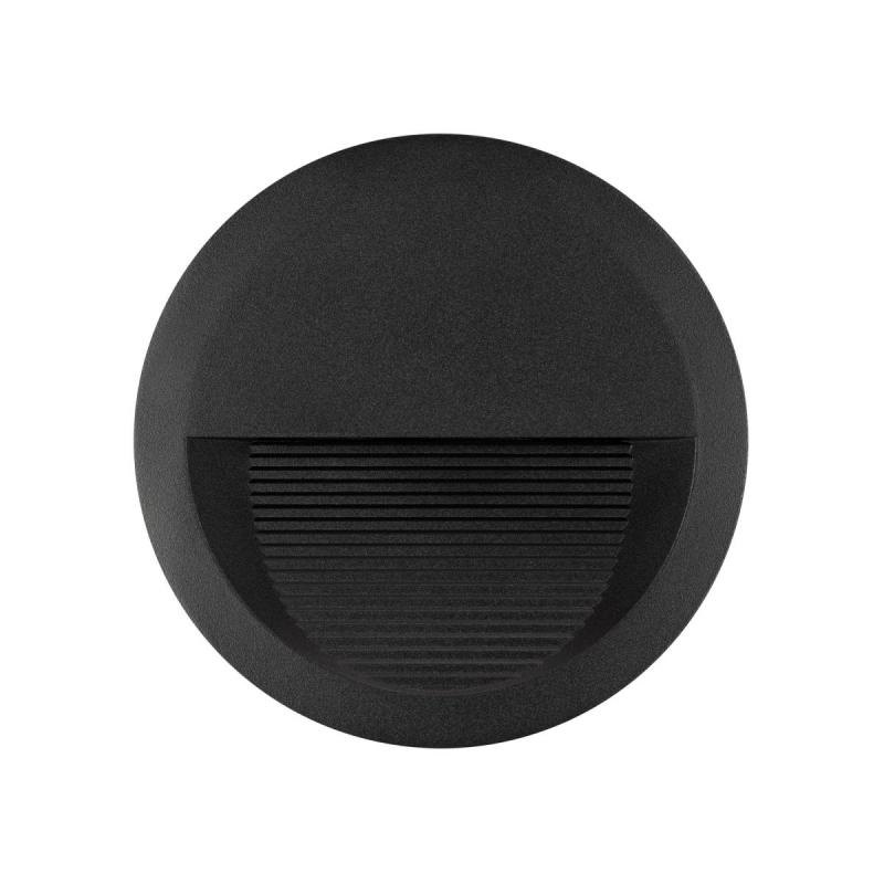 Светильник для ступеней Arlight LTD-RIBONIK-R138-5W Warm3000 (Черный, 50 deg, 230V) (IP65 Металл) 062915