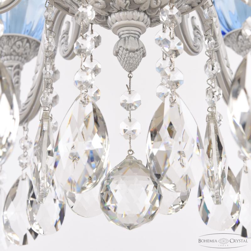 Подвесная люстра Bohemia Ivele Crystal AL79101/6/175 A WMN P Aquamarine/M-1H