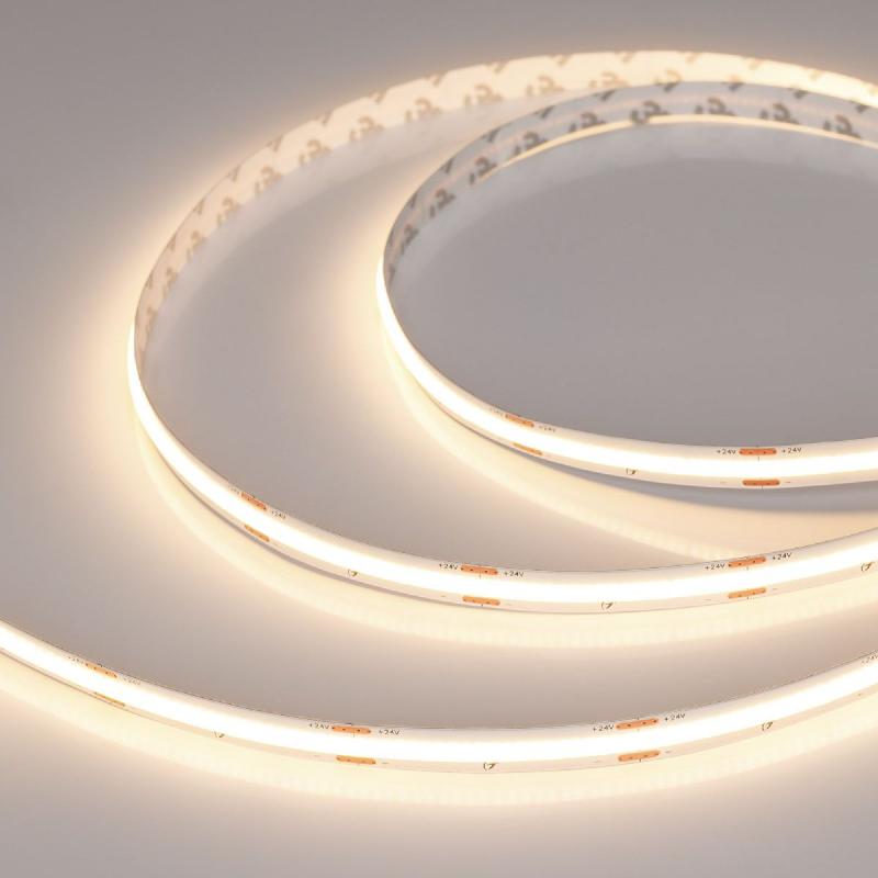 Светодиодная лента Arlight COB-X420-10mm 24V Warm3000 (4.8 W/m, IP20, 15m) 048823