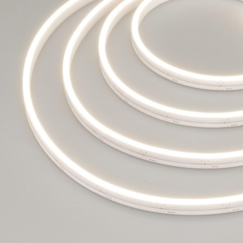 Лента герметичная Arlight MOONLIGHT-SIDE-A120-06x12mm 24V Day4000 (9.6 W/m, IP65, 5m, wire x2) 041034